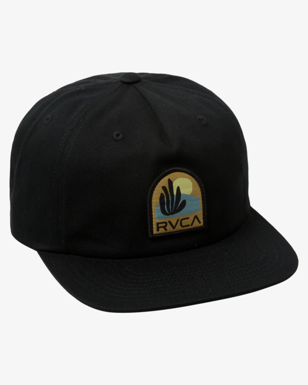 3 Paper Cuts - Snapback Cap for Men Black AVYHA00637 RVCA