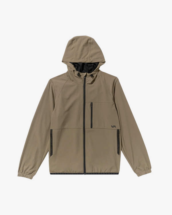 0 Yogger Ii - Chaqueta con capucha y cremallera para hombre Multi AVYJK00123 RVCA