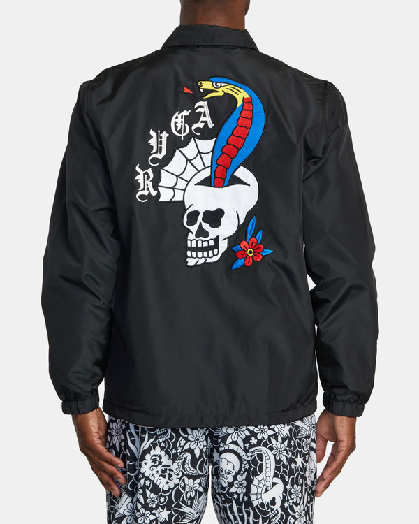 1 BERT KRAK JACKET Schwarz AVYJK00241 RVCA