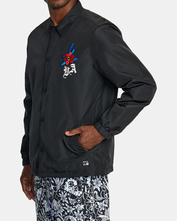 3 BERT KRAK JACKET Schwarz AVYJK00241 RVCA