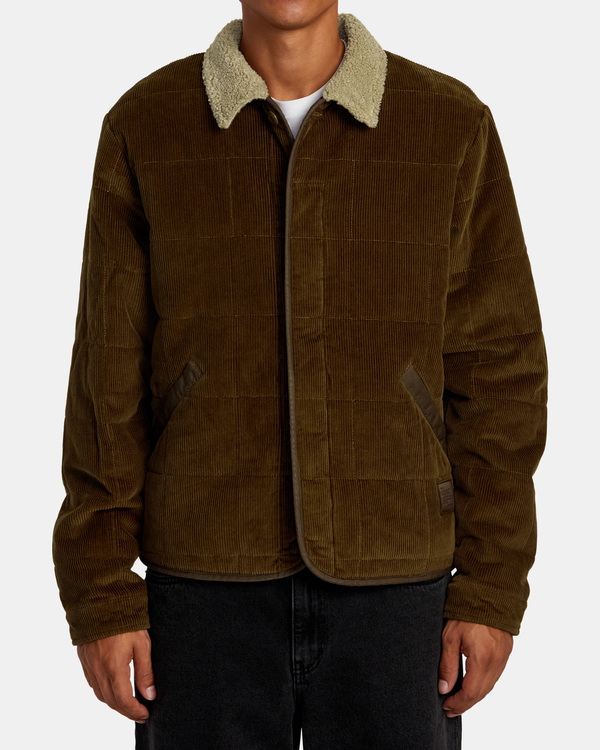 0 Surplus   - Chaqueta Acolchada  para Hombre Marron AVYJK00262 RVCA