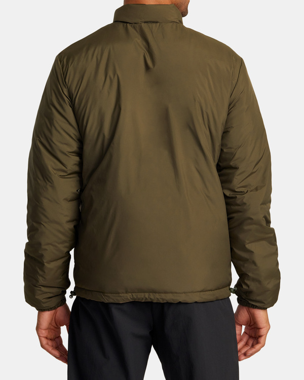 2 Reversable - Puffer Jacket for Men Green AVYJK00275 RVCA