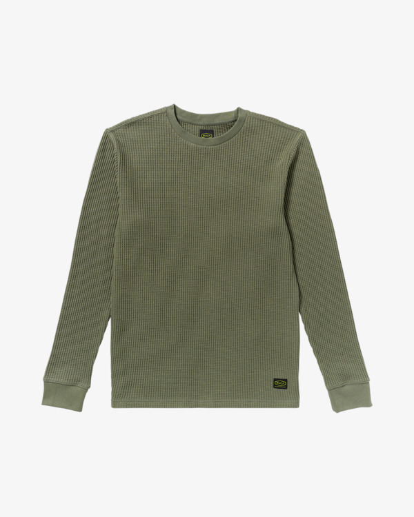 0 Recession Collection Day Shift - Top térmico de manga comprida para Homem Verde AVYKT00104 RVCA