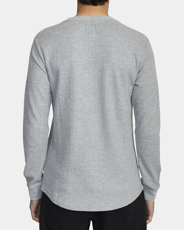 10 Recession Collection Day Shift - Long Sleeve Thermal Top for Men Green AVYKT00104 RVCA