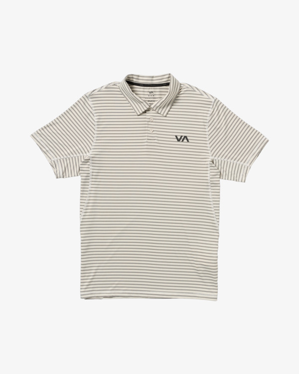 0 VA Sport Vent - Technical Polo Shirt for Men Grey AVYKT00305 RVCA