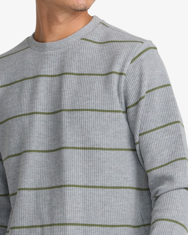2 Day Shift Thermal Stripe Gris AVYKT00316 RVCA