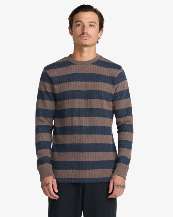 0 Day Shift Thermal Stripe Brown AVYKT00316 RVCA