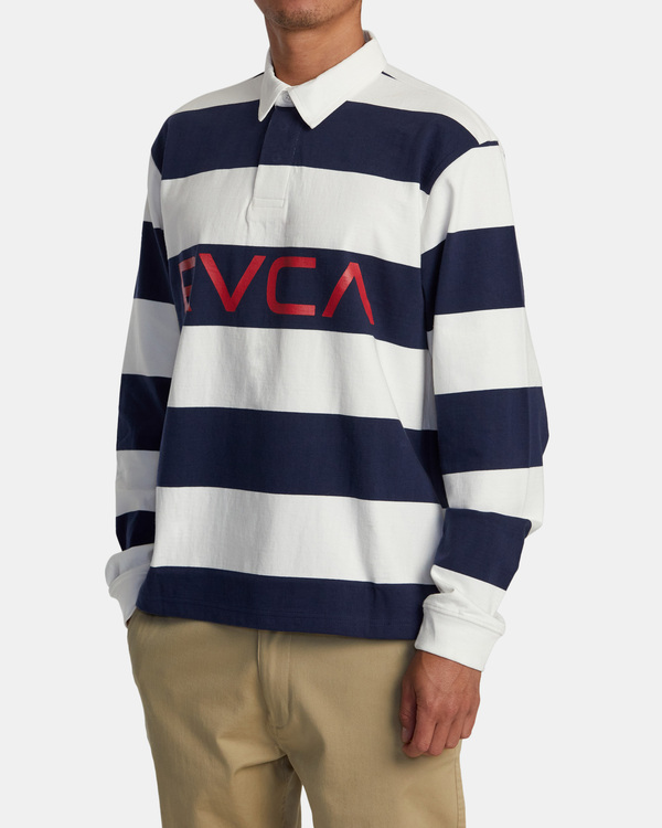 4 Polo manches longues pour Homme Bleu AVYKT00323 RVCA