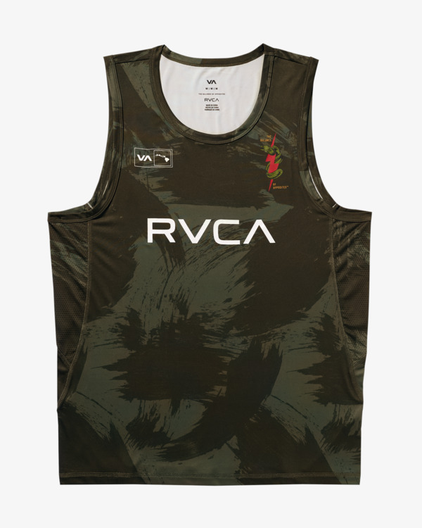 0 Hawaii Sport Vent - Top sem mangas para homem Verde AVYKT00369 RVCA