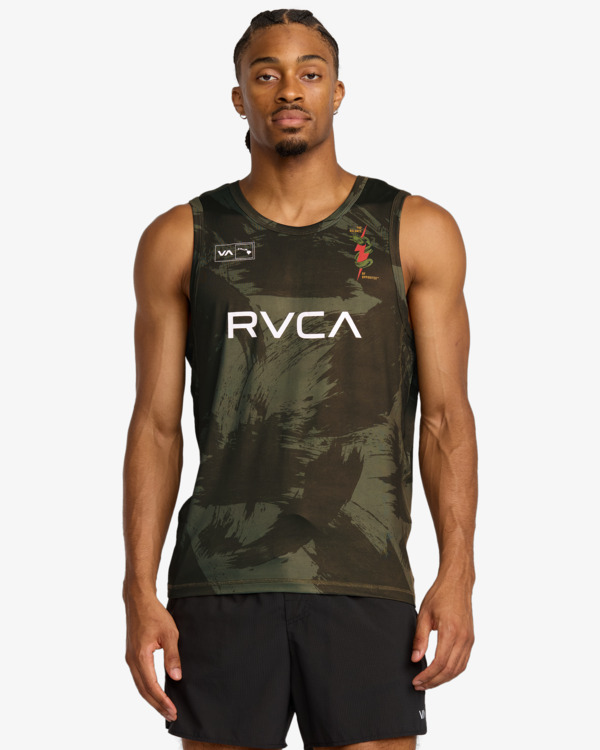 1 Hawaii Sport Vent - Top sem mangas para homem Verde AVYKT00369 RVCA