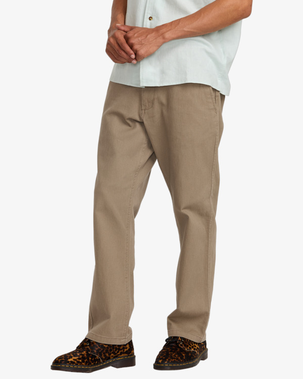 2 Americana - Pantalon chino pour Homme Beige AVYNP00227 RVCA