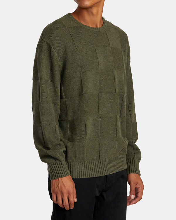 4 Hi Grade Boro - Maglia da Uomo Green AVYSW00126 RVCA