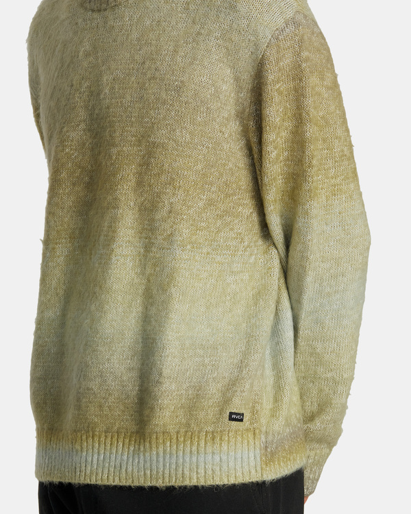 5 Ino - Fauxhair Sweater for Men Green AVYSW00137 RVCA