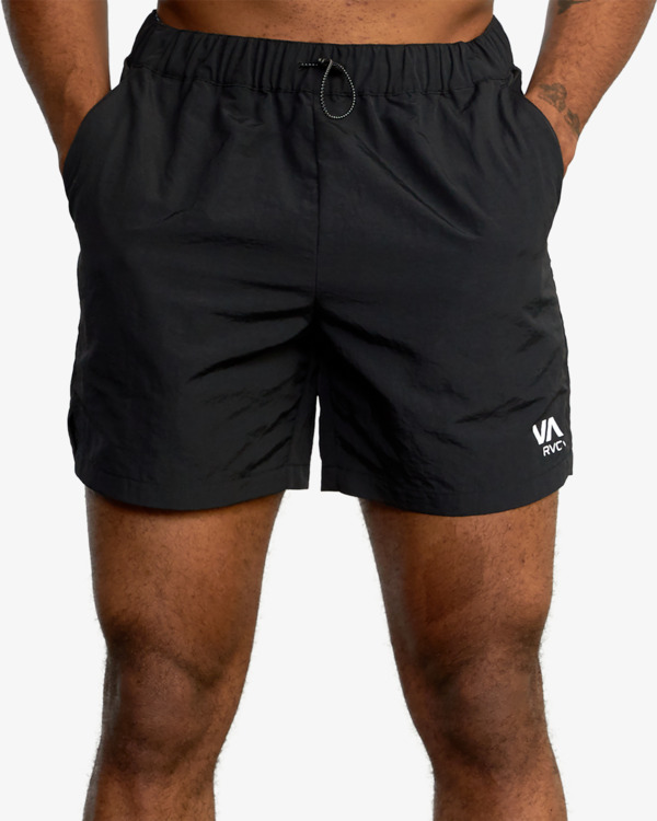 17 VA Sport Outsider 16" - Verpackbare Shorts f&uuml;r M&auml;nner Schwarz AVYWS00147 RVCA