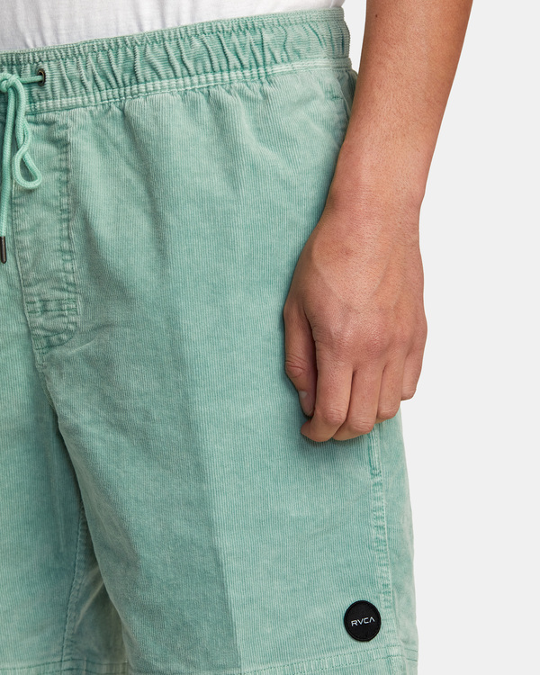 3 Escape Elastic - Short en velours pour Homme Vert AVYWS00160 RVCA