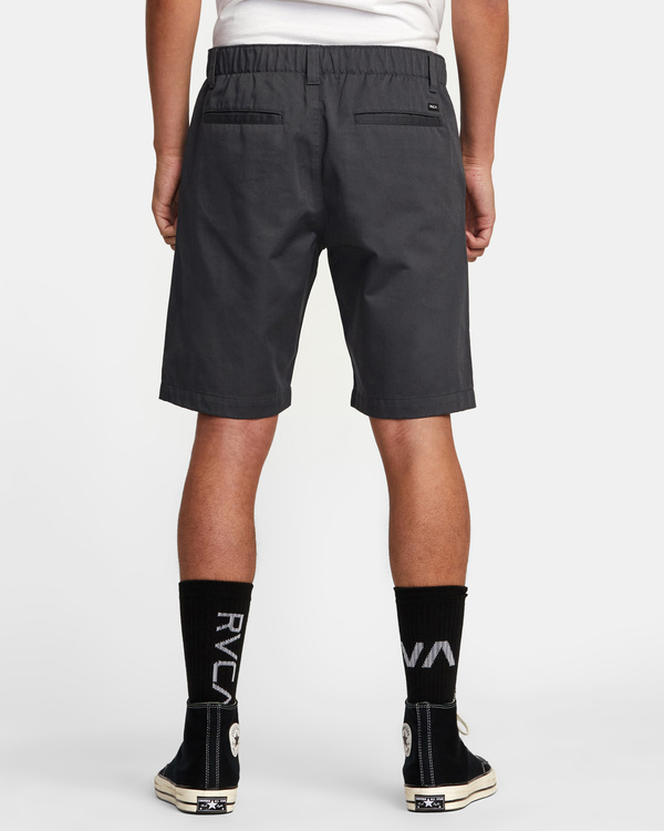 2 Recession Collection Americana - Elasticated Shorts for Men Black AVYWS00199 RVCA