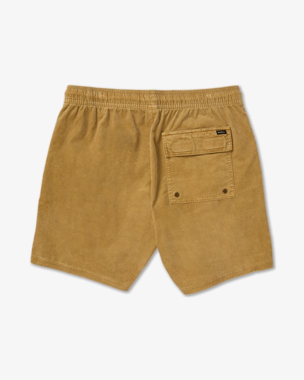 1 Escape - Shorts mit elastischem Bund f&uuml;r M&auml;nner Orange AVYWS00366 RVCA