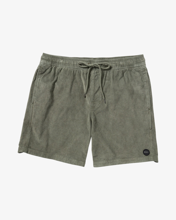 0 Escape - Elastic Waist Walkshorts for Men Green AVYWS00366 RVCA