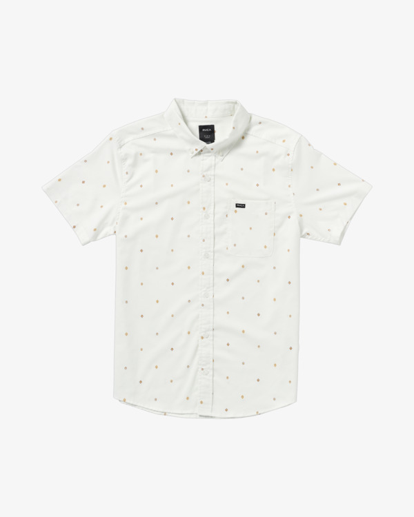 0 Thatll Do Print - Camisa de Manga Corta para Hombre Blanco AVYWT00474 RVCA