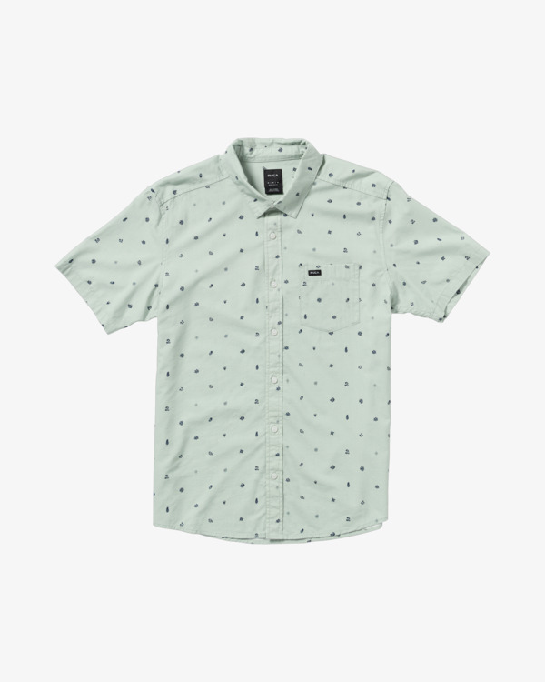 0 Anytime - Short Sleeve Shirt for Men Green AVYWT00489 RVCA