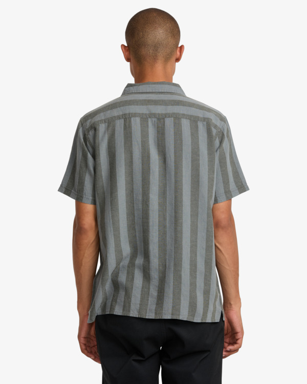 1 Love Stripe - Kurzärmliges Hemd mit Tasche für Männer  AVYWT00501 RVCA