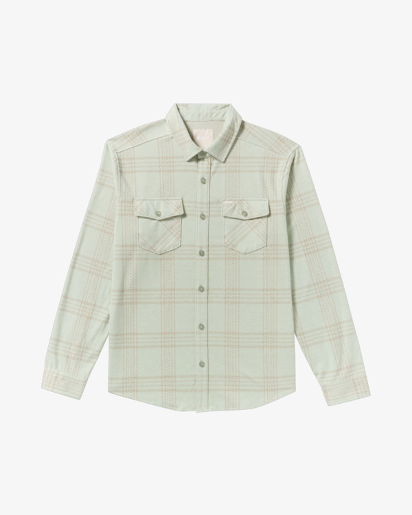 0 Vacancy Flannel - Flannel Shirt for Men Black AVYWT00512 RVCA