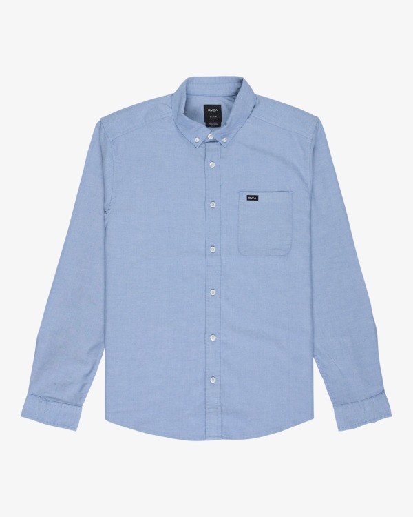 0 Thatll Do - Chemise à manches longues pour Homme Bleu AVYWT00543 RVCA