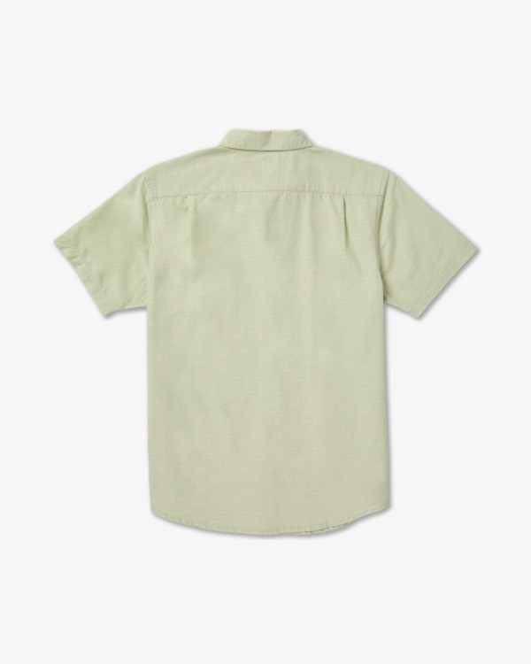 1 Thatll Do Dobby - Camicia a maniche corte da Uomo Green AVYWT00545 RVCA
