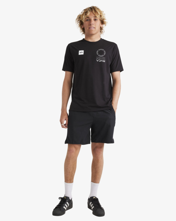 12 VA Sport Mark - Camiseta para Hombre Negro AVYZT01369 RVCA