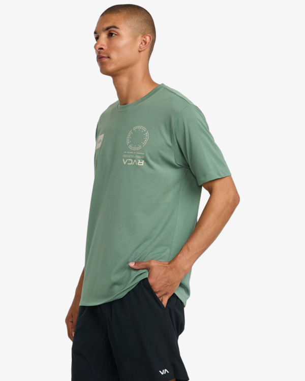 5 VA Sport Mark - T-Shirt für Männer Grün AVYZT01369 RVCA