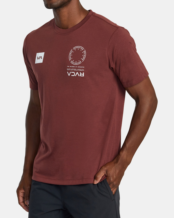 3 VA Sport Mark - T-Shirt for Men Red AVYZT01369 RVCA