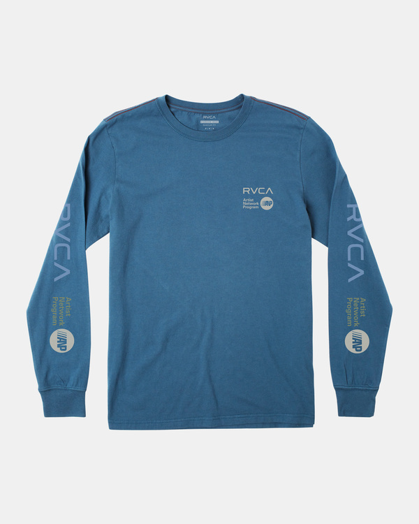 0 ANP - Long Sleeve T-Shirt for Men Blue AVYZT01479 RVCA