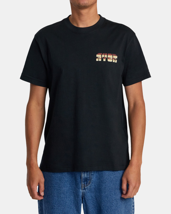 9 Martin Ander Portal - Camiseta para Hombre Negro AVYZT01648 RVCA