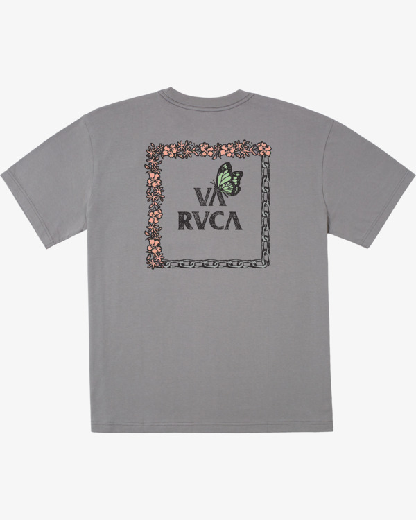 1 Food Chain - Maglietta da Uomo Gray AVYZT01844 RVCA
