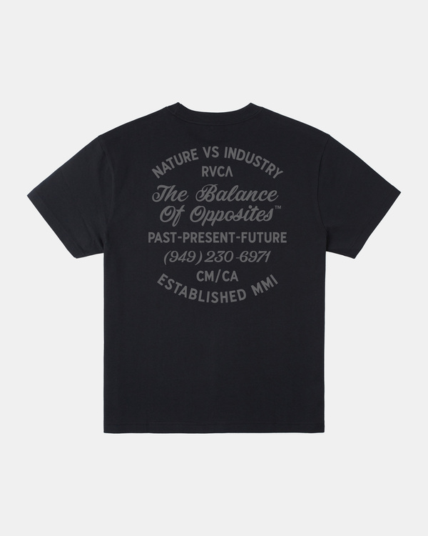 0 Balance Cafe - T-Shirt für Männer Schwarz AVYZT01845 RVCA