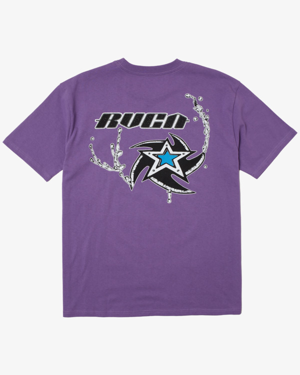 1 Blades - Camiseta de manga corta para Hombre Violeta AVYZT02274 RVCA