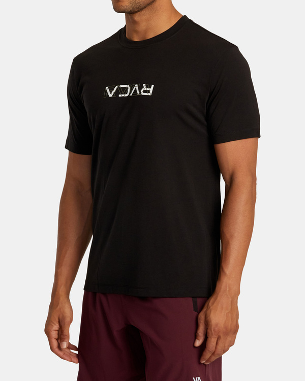 3 RVCA Layer Flip - T-shirt à manches courtes pour Homme Noir AVYZT02321 RVCA