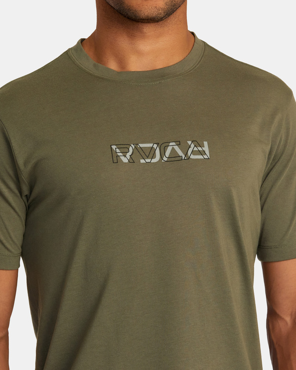 2 RVCA Layer Flip - T-Shirt für Männer Grün AVYZT02321 RVCA