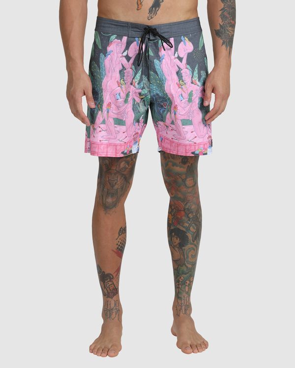 6 Luke Pelletier X Kristen Liu Wong Nightscape - Boardshorts for Men Black C1BSRBRVP2 RVCA