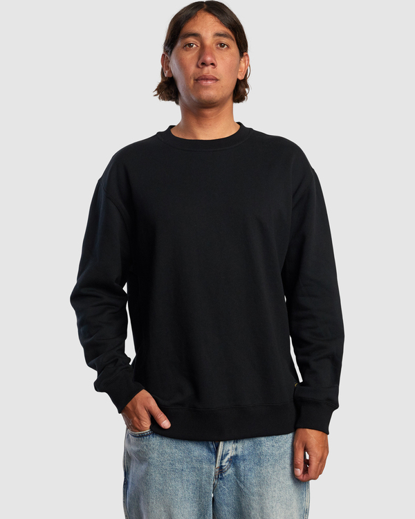 8 Recession Day Shift - Sudadera para Hombre Negro C1CRRHRVP2 RVCA