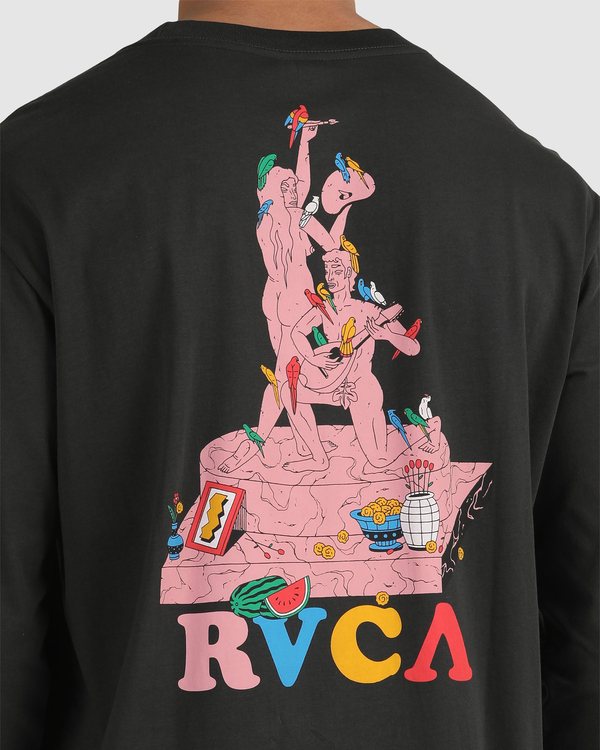 2 Luke Pelletier X Kristen Liu Wong Parrot Ice - Long Sleeve T-Shirt for Men  C1LSRCRVP2 RVCA