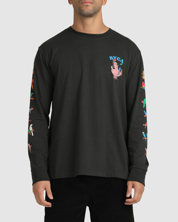 7 Luke Pelletier X Kristen Liu Wong Parrot Ice - Long Sleeve T-Shirt for Men  C1LSRCRVP2 RVCA