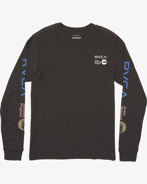 0 ANP - Long Sleeve T-Shirt for Men Black C1LSRGRVP2 RVCA