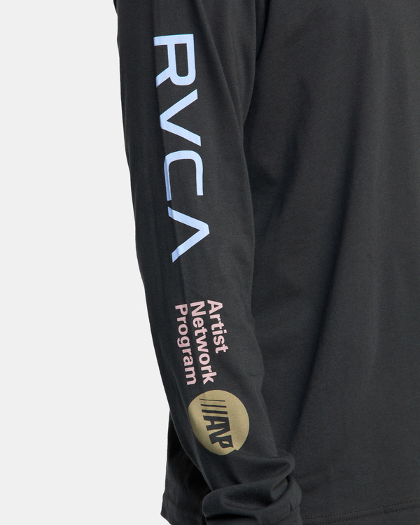 8 ANP - Long Sleeve T-Shirt for Men Black C1LSRGRVP2 RVCA