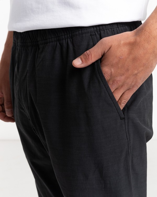 9 Daggers Elastic Tech - Pantalon pour Homme Noir C1PTRDRVP2 RVCA
