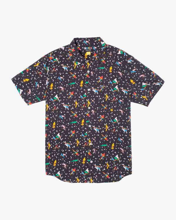 0 Luke Pelletier X Kristen Liu Wong Parrots - Short Sleeve Shirt for Men  C1SHRKRVP2 RVCA