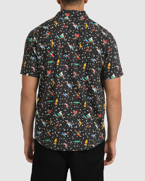 9 Luke Pelletier X Kristen Liu Wong Parrots - Short Sleeve Shirt for Men  C1SHRKRVP2 RVCA