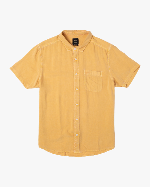 0 Ptc Woven - Chemise manches courtes pour Homme Jaune C1SHRNRVP2 RVCA