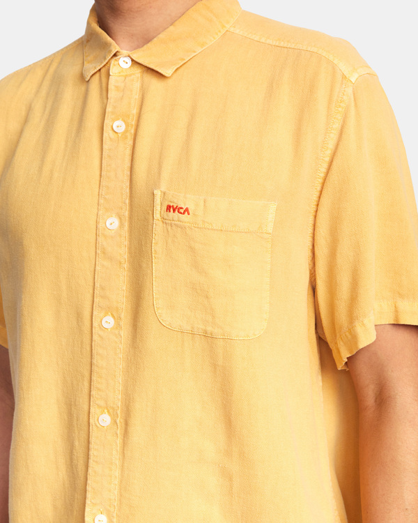 3 Ptc Woven - Chemise manches courtes pour Homme Jaune C1SHRNRVP2 RVCA