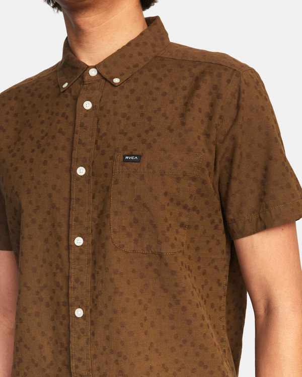 3 That'll Do Dobby - Short Sleeve Shirt for Men Pink C1SHRRRVP2 RVCA